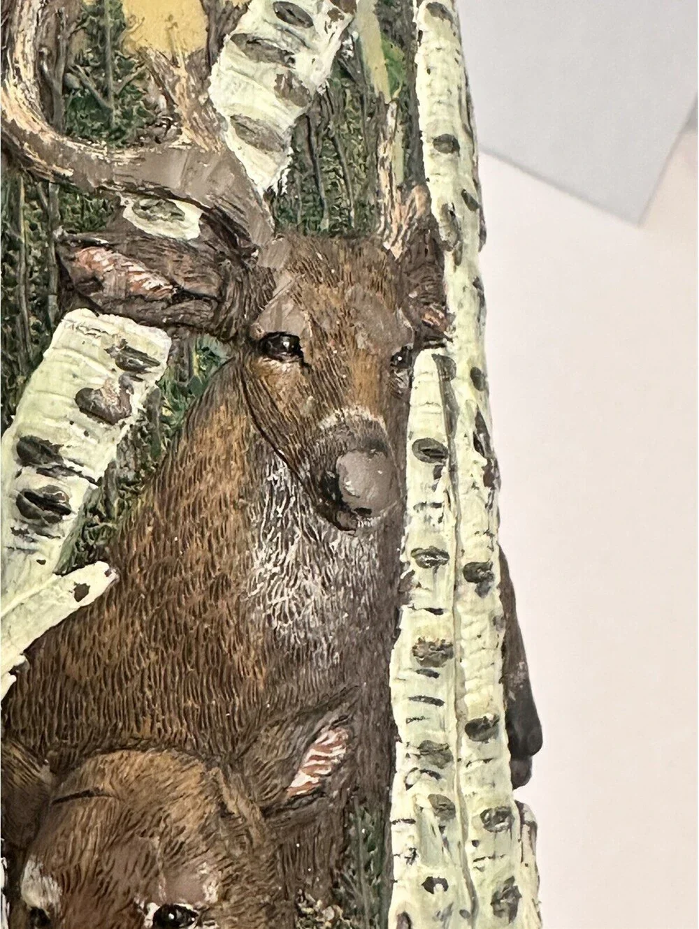 Deer Buck Hunting Woods 25 oz - 3D Pillar Candle - 6.5 x 3 - New (Unlit)